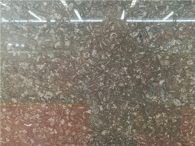 Germany Jura Brown Limestone Slab Tile