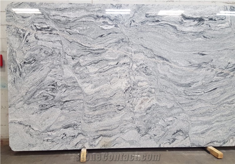 Indian Viscont White Granite Old Quarry Slab Floor Tile