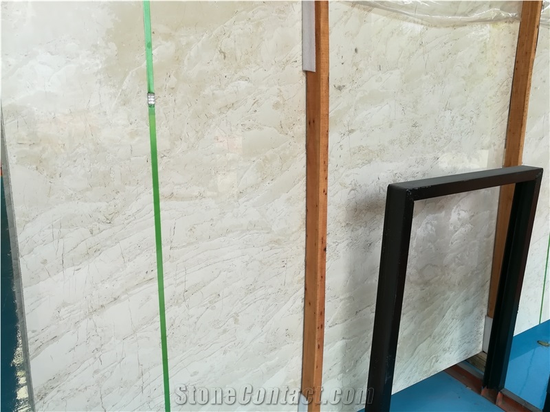 Turkey Aman Beige Marble Slab Kitchen Washroom Tile Floor