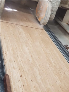 Denizli Medium Travertine Slabs, Travertine Tiles