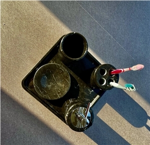 BATHROOM ACCESSORIES - VIETNAM BLACK MARBLE