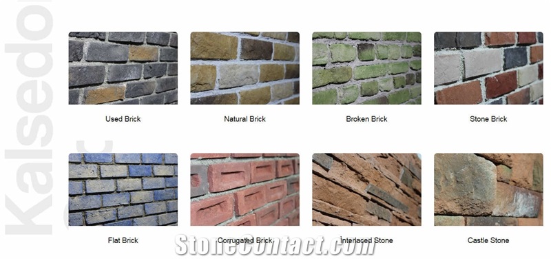 KALSEDON STONE Artificial Cultured Stone Wall Bricks