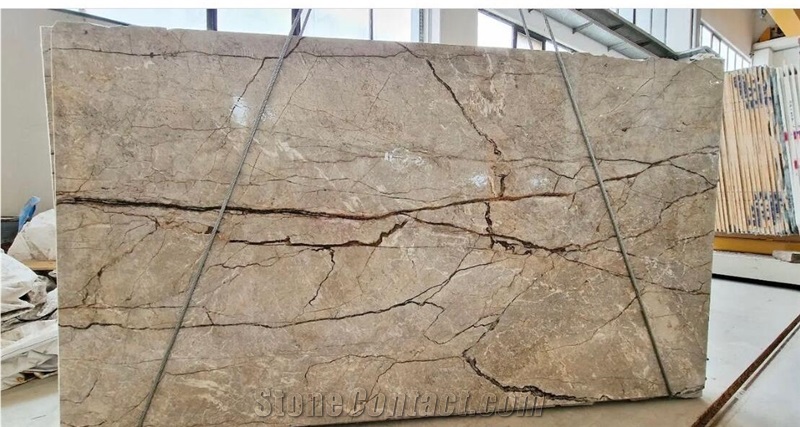 Silver Roots Marble Leathered Slabs