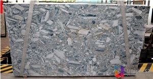 Branco Cocada Blue Quartzite Slabs