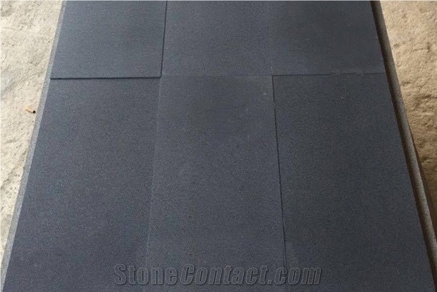 Vietnam Black Basalt Honed Tiles