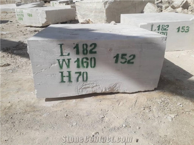 Afghan Premium Quality White Marble Blocks