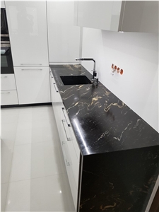 Magma Gold Granite Kitchen Countertop