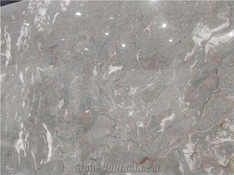 China Ocean  Blue Grey Marble Tiles& Slab Wall Stone Design