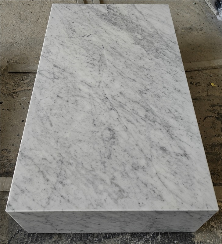 Carrara White Marble  Coffee Tables Custom Furniture