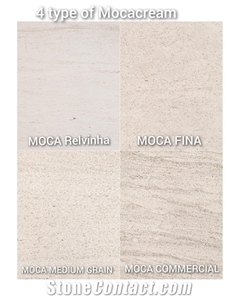 Moca Creme Limestone Tiles, Slabs- Honed