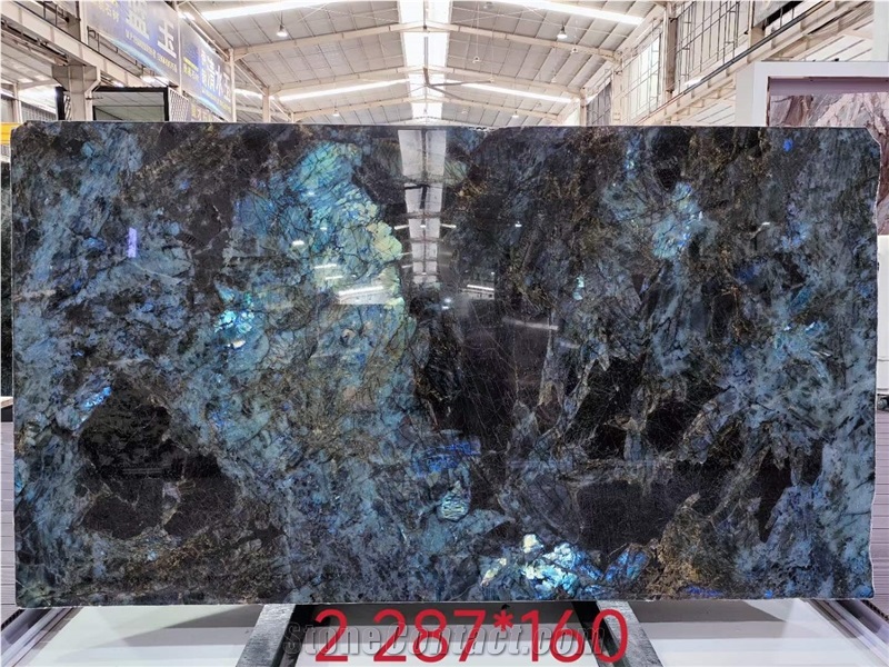 Big Crystal Of Labradorite Blue With Super Quality
