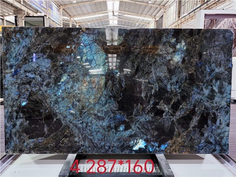 Big Crystal Of Labradorite Blue With Super Quality