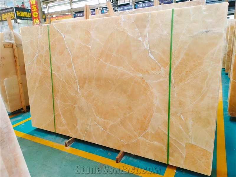 China Yellow Onyx Slab&Tiles For Walls
