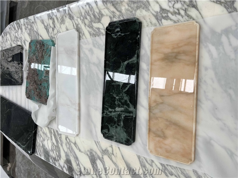 Multicolor Natural Marble Plates