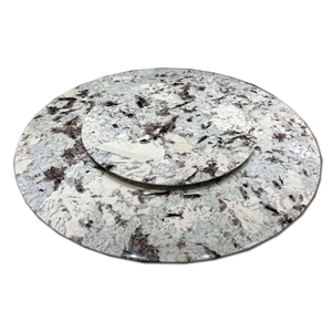 Splendor White Granite Dining Tabletop Home Decor Luxury