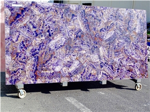 Amethyst Dark Semiprecious Stone Slabs
