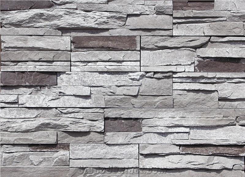 Brick Stacked Stone For Accent Wall