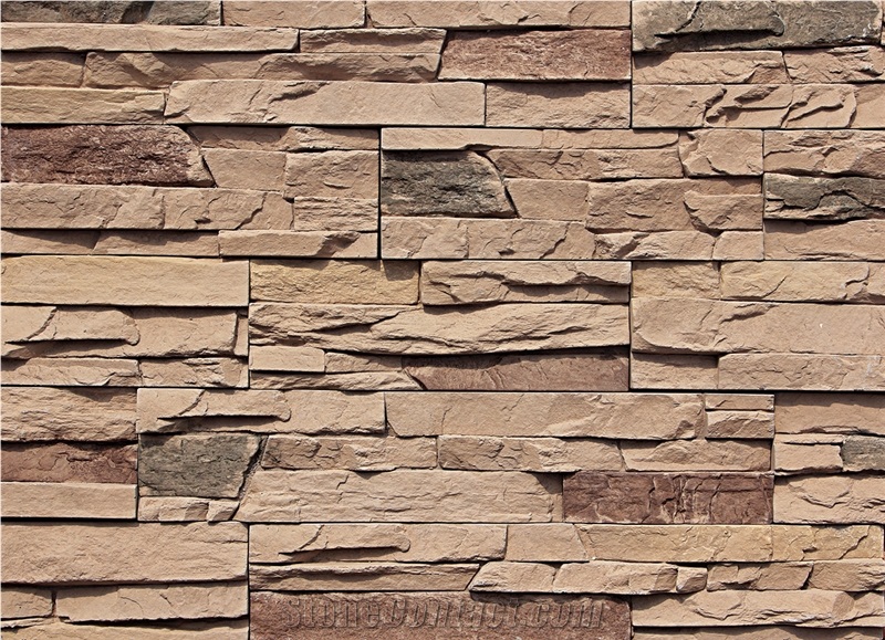 Brick Stacked Stone For Accent Wall