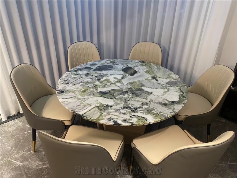 Custom White Beauty Marble Tabletops, Coffee Side Table