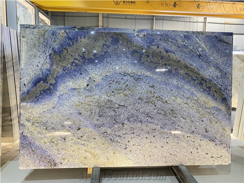 Blue Bahia Granite Slab