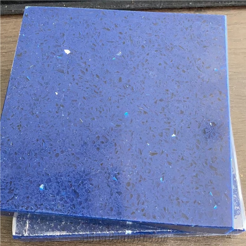 Blue Quartz Slabs Excellent Artificial Stone