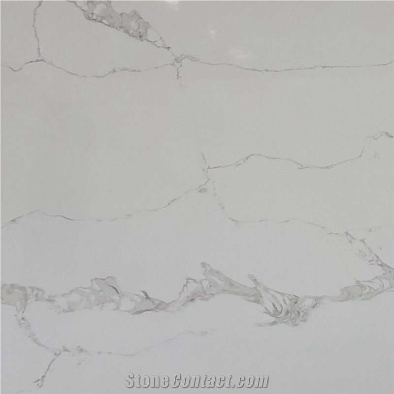 Premium Quality White Calacatta Marble Quartz Slabs