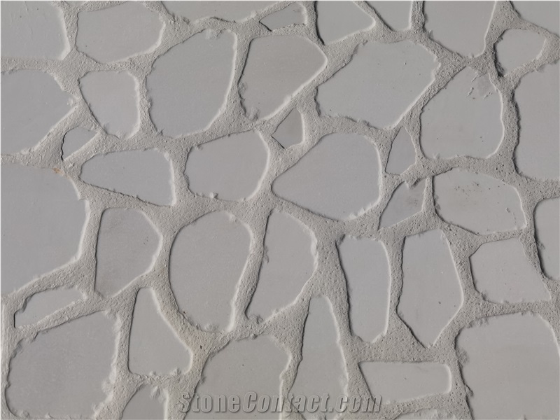 Antique White Marble Thassos Flagstones Wall And Floor Tiles