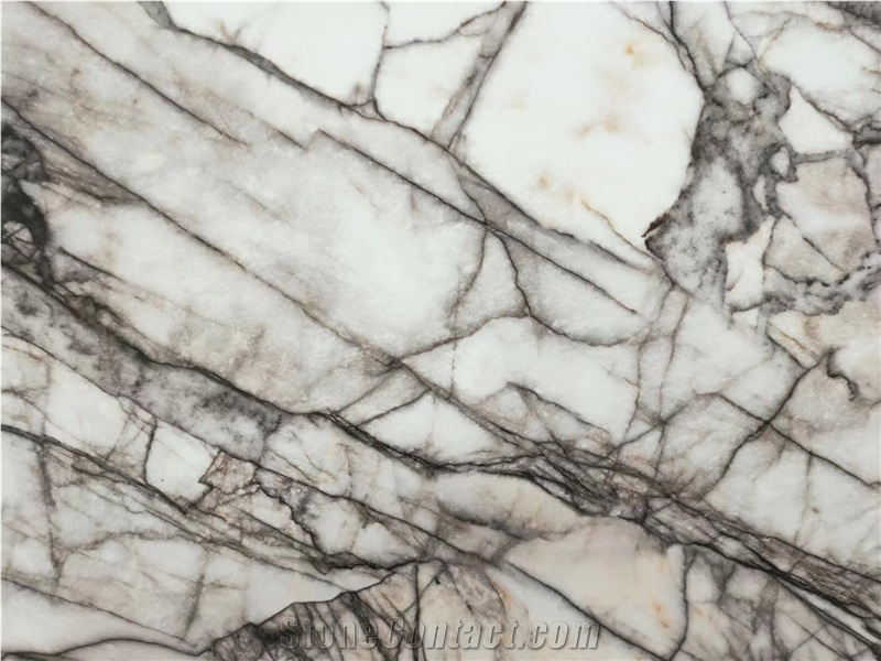 Sintered Stone Slabs Milas Lilac Marble Look Wall Decoration