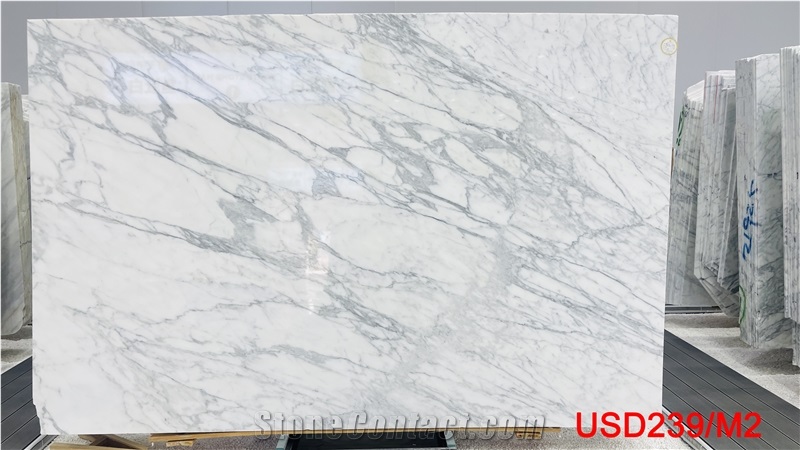 Statuario Carrara Marble Slabs Marmol Blanco Marmi White