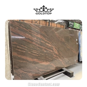 Beautiful Brown Elegant Brown Quartzite Slabs