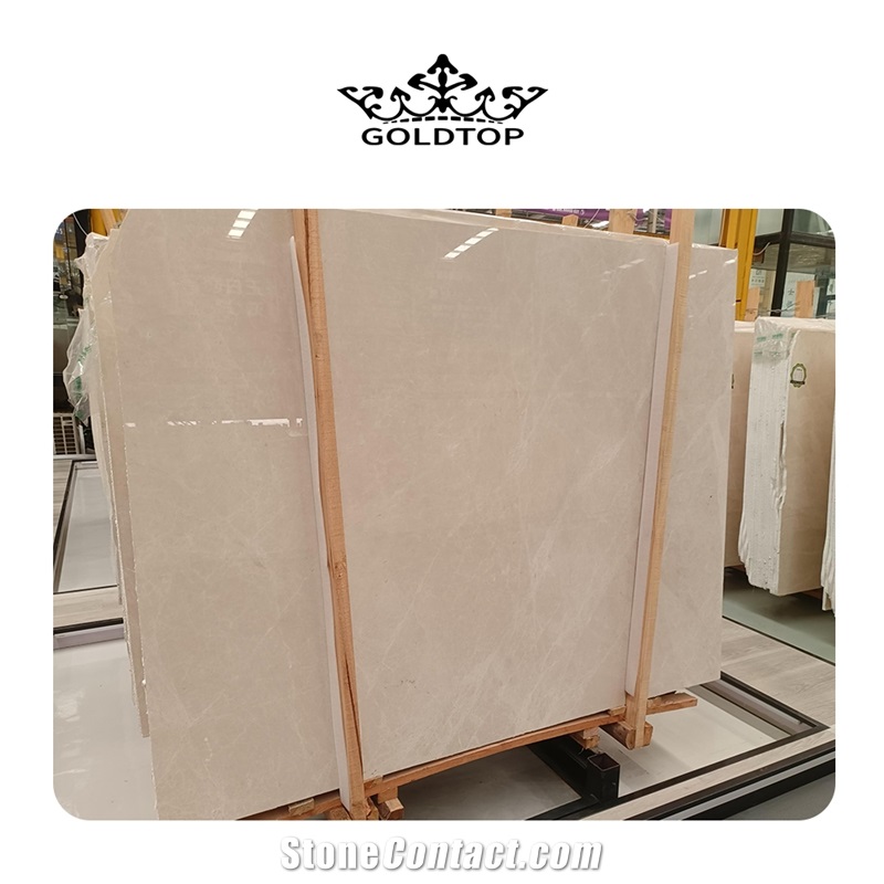 Cheap Price Crema Uno Marble Slabs For Hotel Project