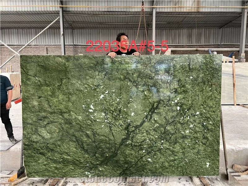 Goldtop Odm/Oem China Verde Ming Green Marble Slabs