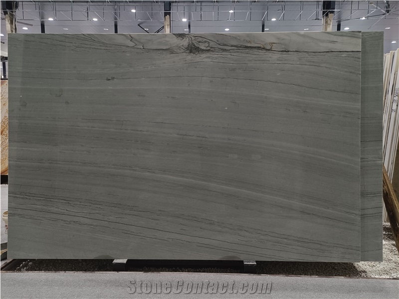 Goldtop OEM/ODM Commercial Project Grey Quartzite Slabs