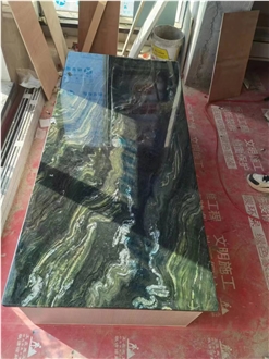 Green Silk Quartzite Countertop Decoration