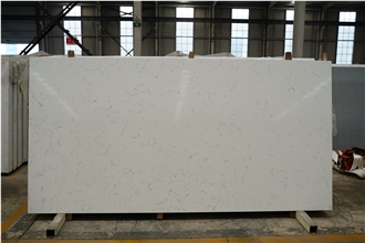 Jumbo Size Carrara White Wholesale Price  Quartz Slabs