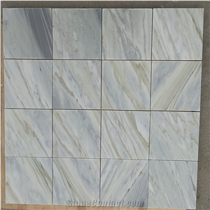 Calacatta Bluette Italy Blue Marble Flooring Tiles