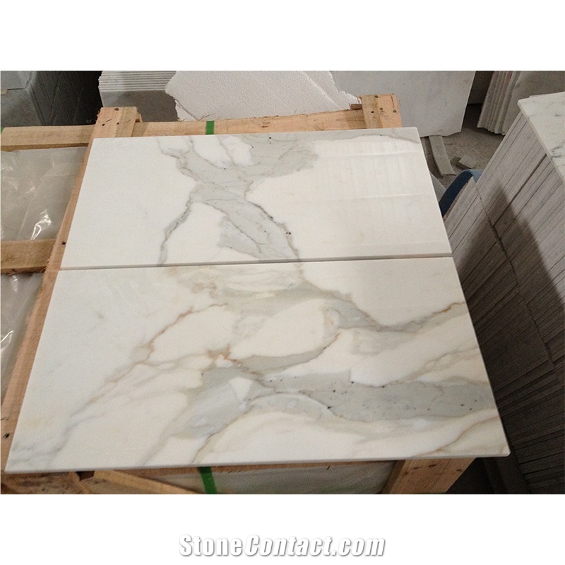 Calacatta Marble Floor Tile Natural Stone Marble Slab Tile