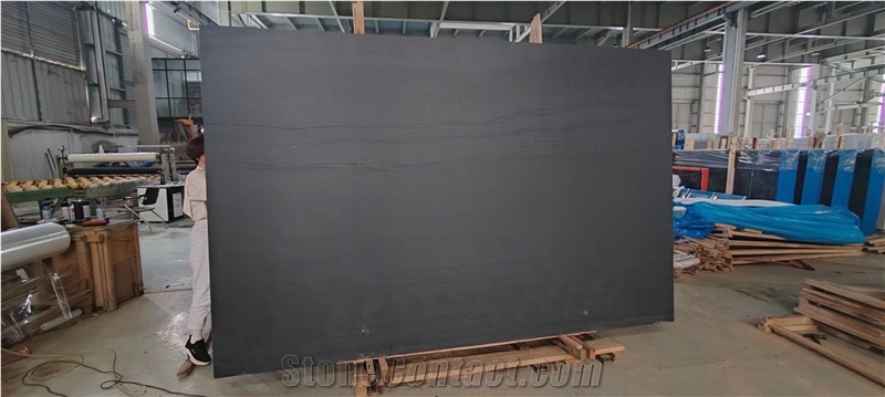 China Shanxi Black Slate Slab Tiles