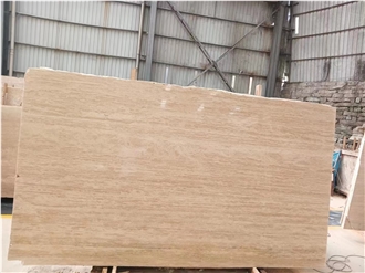 Turkey Roman Beige Travertine Slabs Tiles