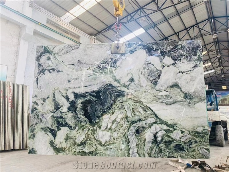 Chinese Green Marble Emerald Green Marble Tiles