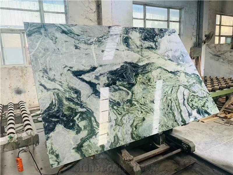 Chinese Green Marble Emerald Green Marble Tiles