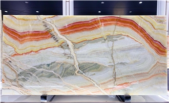 Iran Karaj Rainbow Onyx Rainbow Persian Onyx Tiles