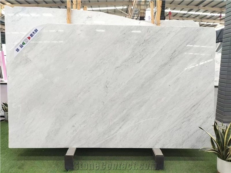 Italy  Blanc De Carrare Marble Slabs Polished