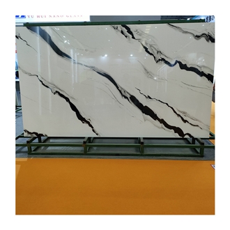 Panda  White Nano Crystallized Glass For Cut  To Size Tiles