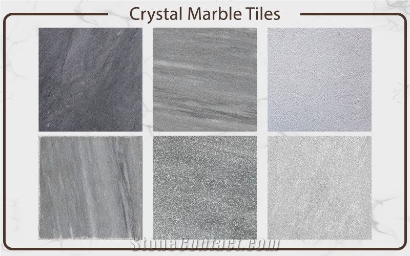 Laybid Crystal Marble Tiles (Gray Marble)