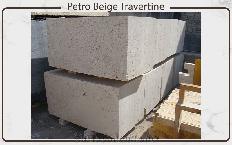 Petro Beige Travertine Blocks