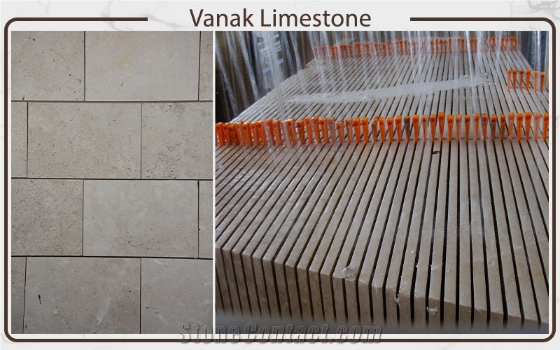 Vanak Limestone Tiles (Vein Cut / Cross Cut)
