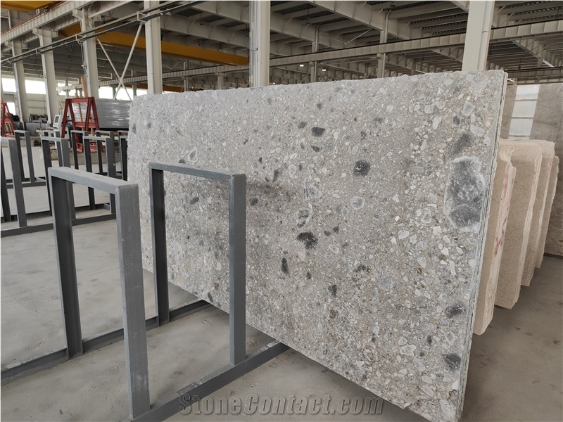 Grey Conglomerate Polished/Rough Slabs & Tiles