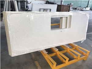 Grain White Quartz Kitchen Countertops For Projects