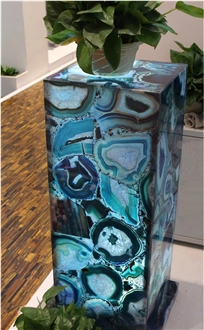 ZR005 Semiprecious  Stone  Column